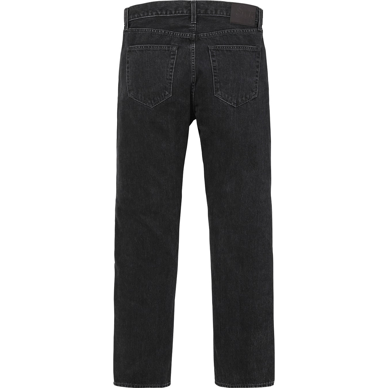 Stone Washed Black Slim Jeans view 3
